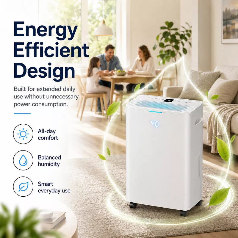 Portable Dehumidifier for Bedroom, Bathroom and Closet with Quiet Operation and Auto Shutoff,Black