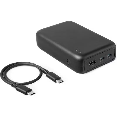 10,000mAh power bank supporting 1.5-hour fast charging; suitable for home backup, outdoor emergencies.
