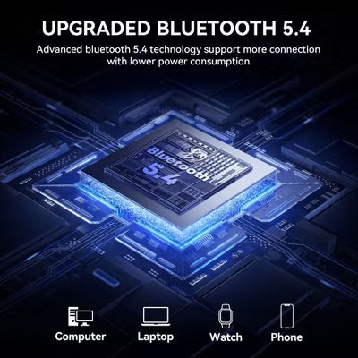 VEAT00L ANC+ENC Earbuds with Smart Touch Screen,Bluetooth 5.4, HiFi Stereo Multiple EQ settings