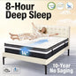 14 Inch Queen Hybrid Mattress in a Box, Anti Static, Medium Firm, Cooling Breathable Gel Memory Foam, CertiPUR-US Certified, White