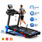 3.8HP Folding Treadmill for Home, 15% Auto Incline Running Machine, 9 MPH Speed, 105 Programs, Bluetooth Speakers, 330 LBS Capacity