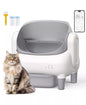 Cumridge Self-Cleaning Cat Litter Box with App & Large Waste Bin