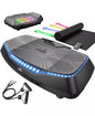 Triple Drive 4D Vibration Plate, 500 LBS Ultra Quiet Full Body Vibration Exercise Machine with Large Pedal, Bluetooth Speaker