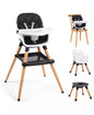 7-in-1 Convertible Baby High Chair with Removable Tray and 5-Point Harness