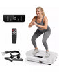 Vibration Plate Exercise Machine, Vibration Plate for Lymphatic Drainage, Power Plate Vibration Platform for Weight Loss, Toning, Wellness