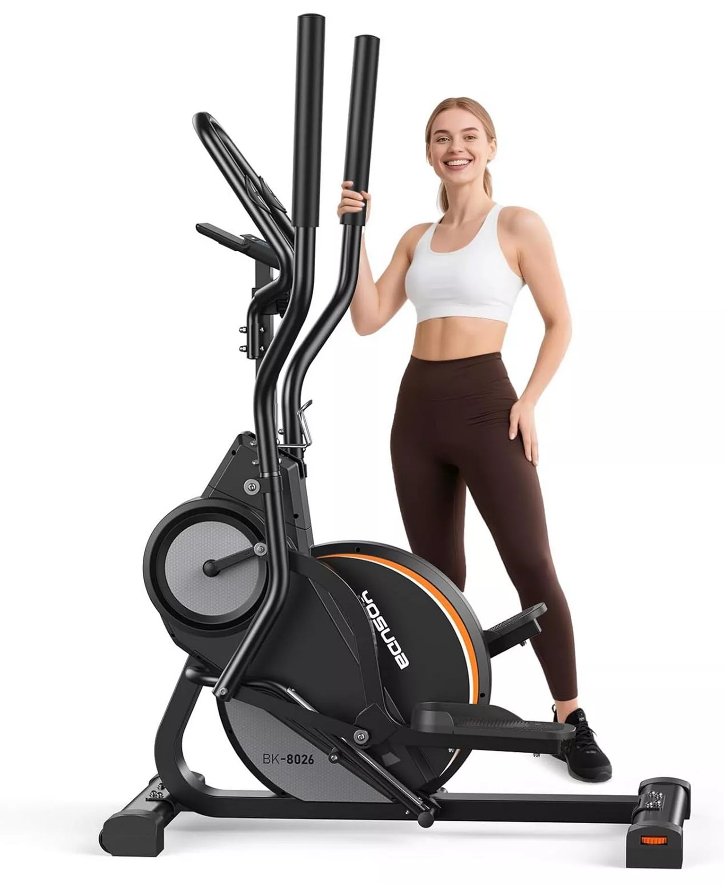 Compact Elliptical with 45degree(s) Incline, 16 Resistance Levels, APP Compatibility, Home Exercise Machine