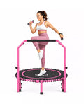 BT2 40 Inch Rebounder Trampoline for Adults, Handle Included, Indoor Use, 450 lbs Weight Capacity