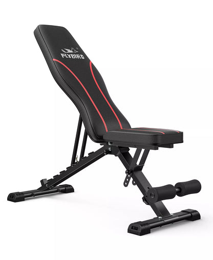 WB2 Weight Bench, Utility Adjustable Weight Bench for Full Body Workout- Multi-Purpose Foldable Incline Bench
