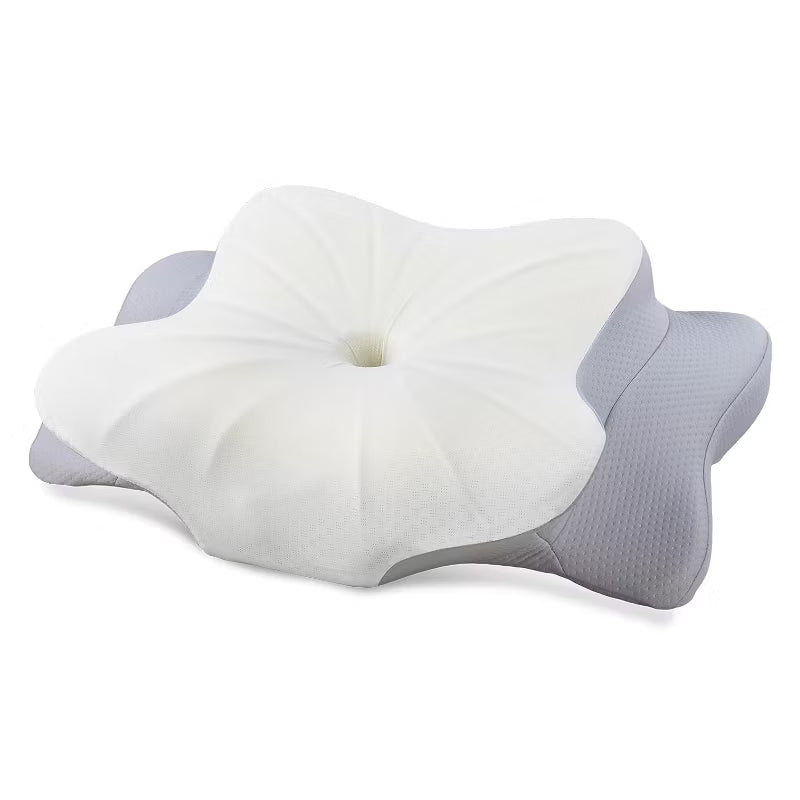 Cervical Pillow, Contour Memory Foam Pillow, Ergonomic Neck Support Pillow for Side Back Stomach Sleepers with Pillowcase-King Size