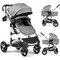 Cozi 2 Convertible Baby Stroller, Folding High Landscape Design with Adjustable Canopy and Diaper Bag