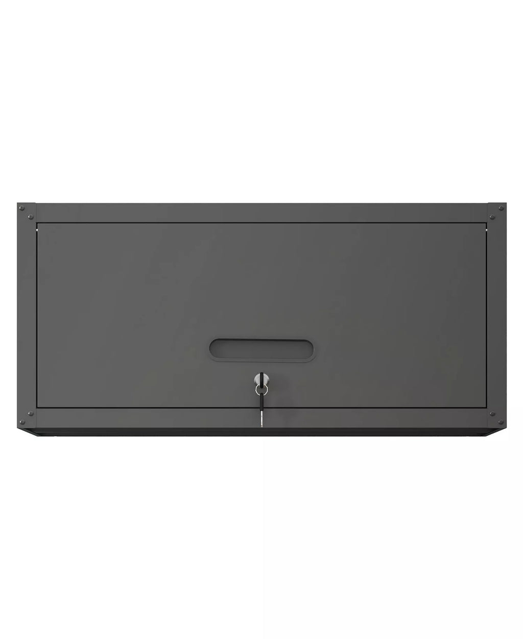 30" Heavy-Duty Wall Mounted Metal Cabinet - Lockable Garage Storaga