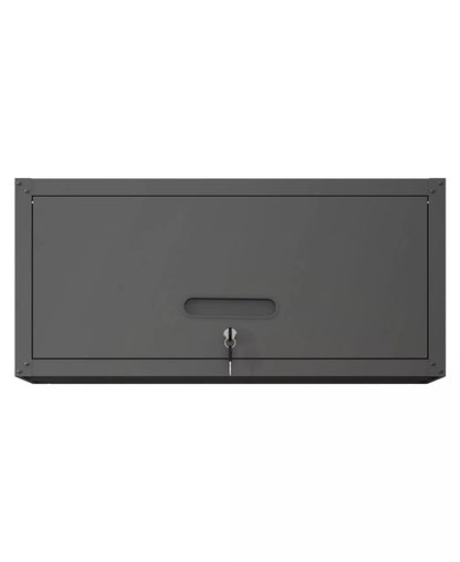 30" Heavy-Duty Wall Mounted Metal Cabinet - Lockable Garage Storage