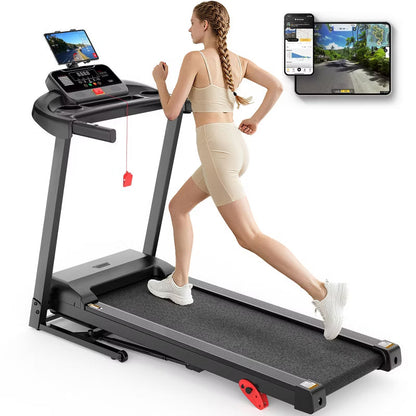 Treadmills Clearance,Treadmill on Sale,300 LBS Capacity Folding Treadmill with/ Incline,3.75HP Portable Treadmill, Walking Running Exercise Machine