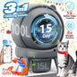 Self Cleaning Litter Box, 100 L+15L Automatic Cat Litter Box Self Cleaning for Multiple Cats, App Control,2 Roll Garbage Bags+Cat litter mat