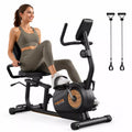 Smart Recumbent Exercise Bike Pro with APP, 350LB Capacity, 16-Level Magnetic Resistance, LCD Monitor and Pulse Sensors