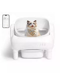Automatic Self-Cleaning Cat Litter Box with App & Multi Anti-Pinch Safety Sensors