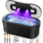 Ultrasonic Jewelry Cleaner with UV Light and Multi-Mode Deep Cleaning,Black