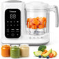 Baby Food Maker with Steam Basket, One-Touch Cooking, Blending and Self-Cleaning.