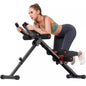 Adjustable Ab Workout Machine for Home Gym, Full Body Strength Training Exercise Equipment, Foldable Waist Trainer for Body Shaping