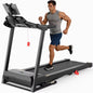 Compact Folding Treadmill for Home with 3.75 HP Motor, App Control, Bluetooth, 10% Incline, 330 lb Capacity