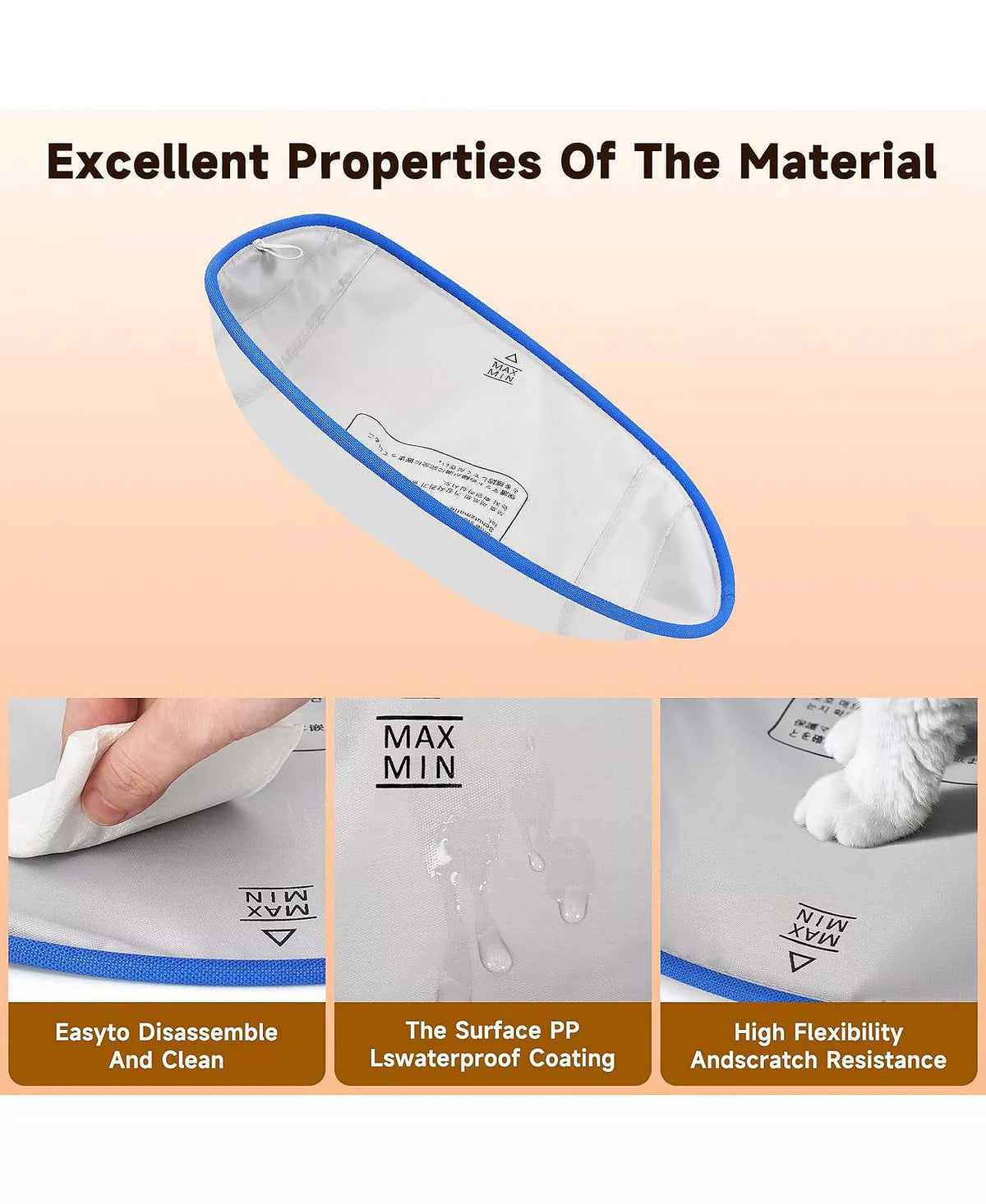 Waterproof Litter Box Liners, 2-Pack Leak-Proof Pads for Self-Cleaning Boxes