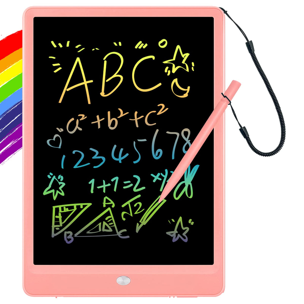 LCD Writing Tablet 10 Inch, Colorful Doodle Board Drawing Pad for Kids, Toddler Toys for 3 4 5 6 7 8 Year Old Girls Boys Gifts