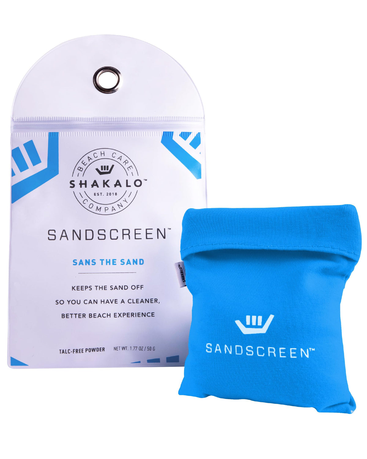 Sand Removal Bag ¨C Talc-Free Sand Remover for Beach Days ¨C Helps Remove Grains from Skin Without Water ¨C Portable Microfiber Beach Accessories Must Haves for Hands, Feet, and Legs ¨C Pack 1