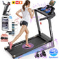 Treadmill for Home, Portable Folding Electric Exercise Treadmill with Adjustable Incline, APP Control, 64 Programs, 300 lb Capacity, 7.5MPH