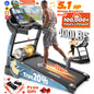 5.1HP Folding Treadmill for Home with 20% Auto Incline,300-400 LB Capacity,Adjustable iPad Holder, 12MPH Speed, 71 Programs,Knee Straps Gift