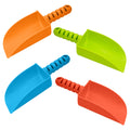 4 Pack Beach Shovels 8 Inch, Heavy Duty Plastic Sand Shovel for Kids, - Great for Planting Gardening Shovels for Toddlers, Outdoor Digging Sandbox Toys, Easter Basket Stuffers