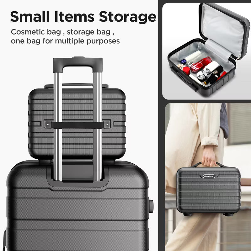Luggage Sets 11 Piece, Lightweight Luggage with Spinner Wheels, Durable ABS Hard Shell, TSA-style Combination Lock & Travel Bag (28/24/20/14 Inch)