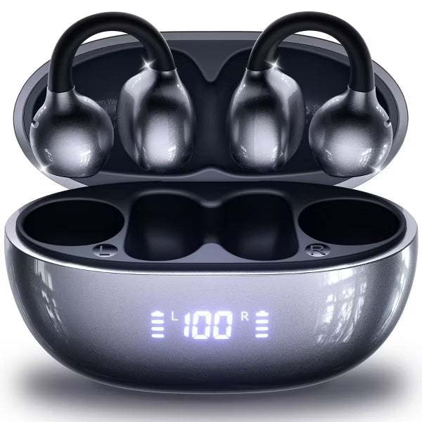 VEATOOL Wireless Earbuds Open Ear Headphone Sport, Bluetooth 5.3 Earbud, 80Hrs Earphone with Earhook