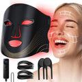 Morfone 4 Modes 660+850nm NIR+ Red Light Therapy Mask for the Face Remote Controlled Portable Home Skincare Kit