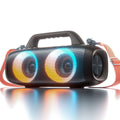 VEATOOL Portable Bluetooth Speaker – 60W Peak Sound, Bass Boost, 24H Playtime, IPX7, RGB Lights, Mic Input for Karaoke