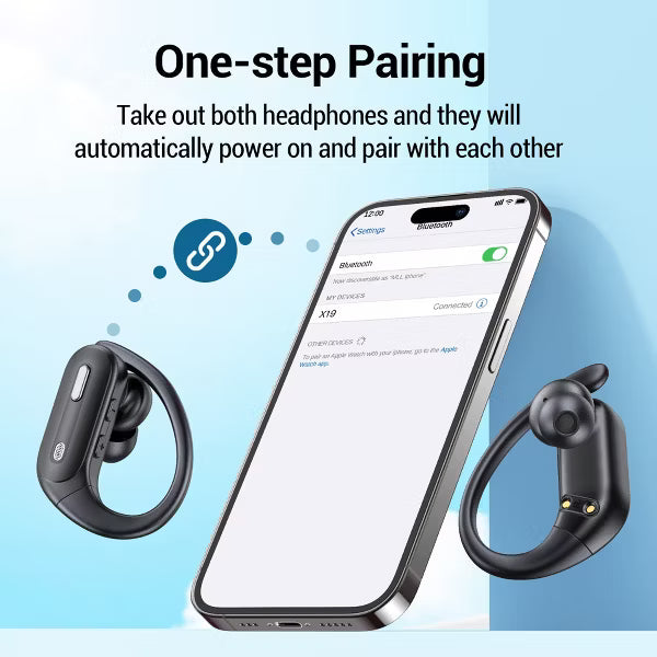VEATOOL T6 Wireless Earbuds Bluetooth Headphone Sport, Bluetooth 5.4 Earbud, 72Hrs Earphone with Earhook