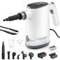 Teendow 1200W Pressurized Steam Cleaner w/ 600mL Water Tank 10s Fast Heating w/ 14 Accessories, Multipurpose Steamer For Kitchen, Carpet, Car Seats