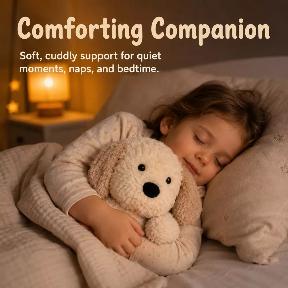 Maltese Stuffed Animals, Cute Dog Plush for Emotional Support, Soft Plushie for Kids Adults