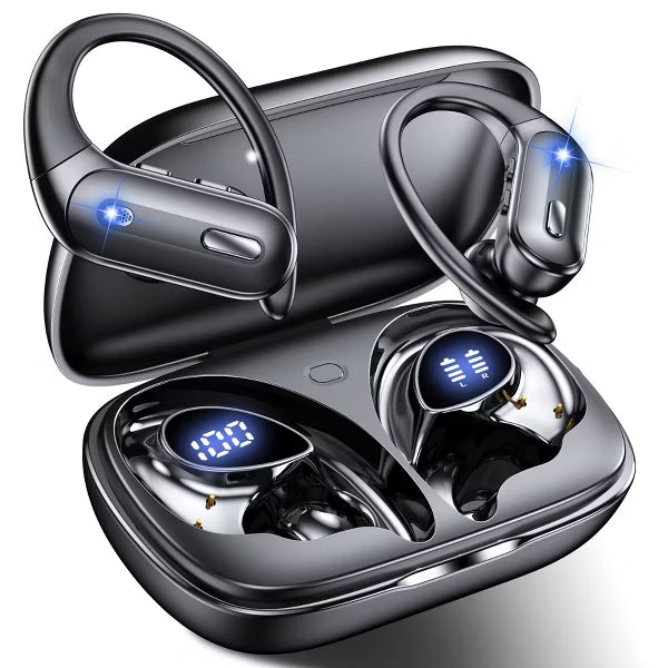 VEATOOL T6 Wireless Earbuds Bluetooth Headphone Sport, Bluetooth 5.4 Earbud, 72Hrs Earphone with Earhook