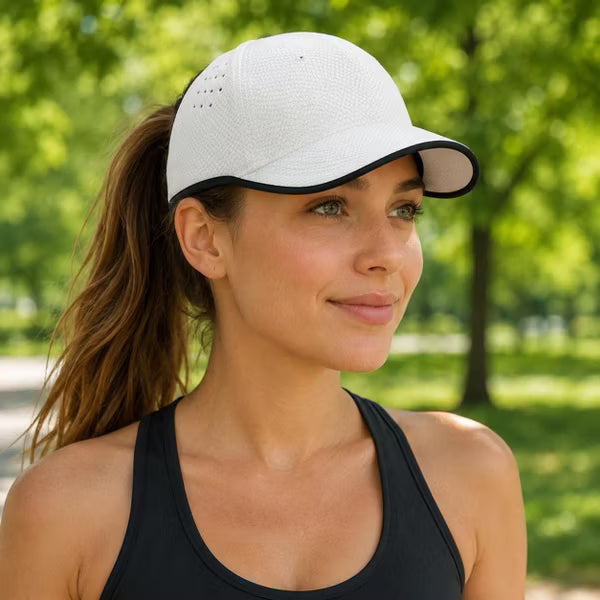 Mysuntown Seamless 3D Baseball Cap for Men & Women - Breathable Moisture-Wicking Sports Hat with Sun Protection for Running, Golf & Outdoor Workouts