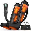FED Fitness Compression Boots, Air Compression Leg Massager with Heat, Recovery System with 6 Modes & 13 Levels for Muscle Relief, Size M