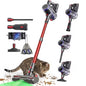 Cordless Vacuum Cleaner, Upgraded 450W/40Kpa Vacuum Cleaners for Home, Stick Vacuum with Self-Standing, Handheld Vacuum for Pet Hair/Carpet/Floor