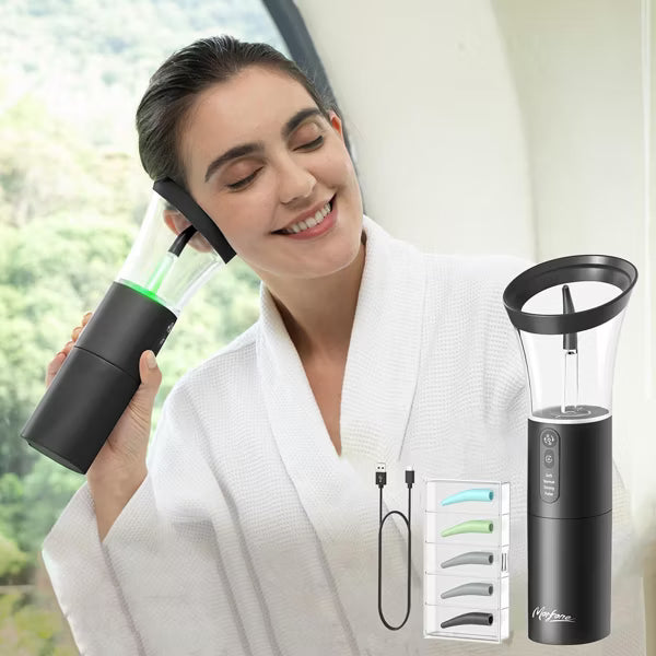 Morfone 4 in 1 Electric Ear Cleaning Kit Ear Cleaner and Ear Canal Irrigation System Perfect as a Gift