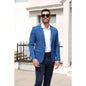 COOFANDY Men's Plaid Casual Blazer Notch Lapel Two Button Sport Coat for Smart Casual Events-Black-S