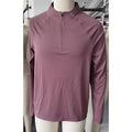 COOFANDY Men's Quarter Zip Mock Neck Long Sleeve Athletic Pullover Shirt Light Blue XXL