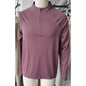 COOFANDY Men's Quarter Zip Mock Neck Long Sleeve Athletic Pullover Shirt Light Blue XXL