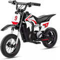 ECOLEAP K1 Kids Electric Dirt Bike 36V – 16MPH Fast, 14-Mile Range, 700W Peak Motor, 3-Speed Modes, 12" Off-Road Tires, UL,Ages 3-10,Red