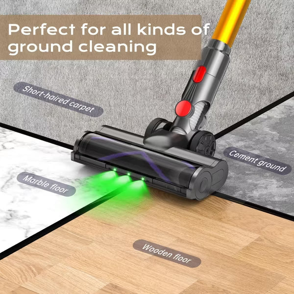 Cordless Vacuum Cleaner, 450W/40Kpa Vacuum Cleaners for Home, Stick Vacuum with Self-Standing, Handheld Vacuum for Pet Hair/Carpet/Floor