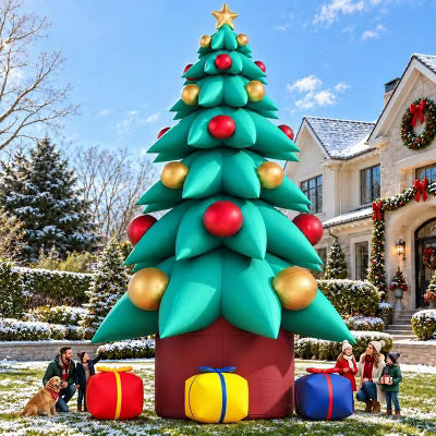 AMERLIFE 33' Giant Inflatable Christmas Tree with 950W Blower