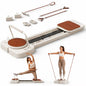 FED FITNESS Pilates Reformer Machine with Extended Slide Rail,Full Body Core Training Equipment with Twisting Board,Flexibility and Balance Training