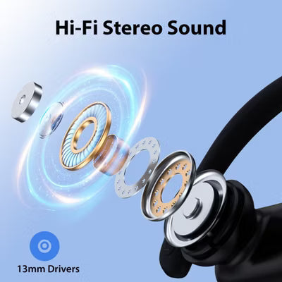 T6 Wireless Earbuds Bluetooth Headphone Sport, Bluetooth 5.4 Earbud, 72Hrs Earphone with Earhook